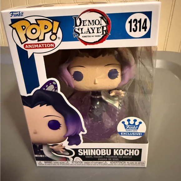 Funko Pop! Animation Shinobu Kocho Figure - Purple and Black